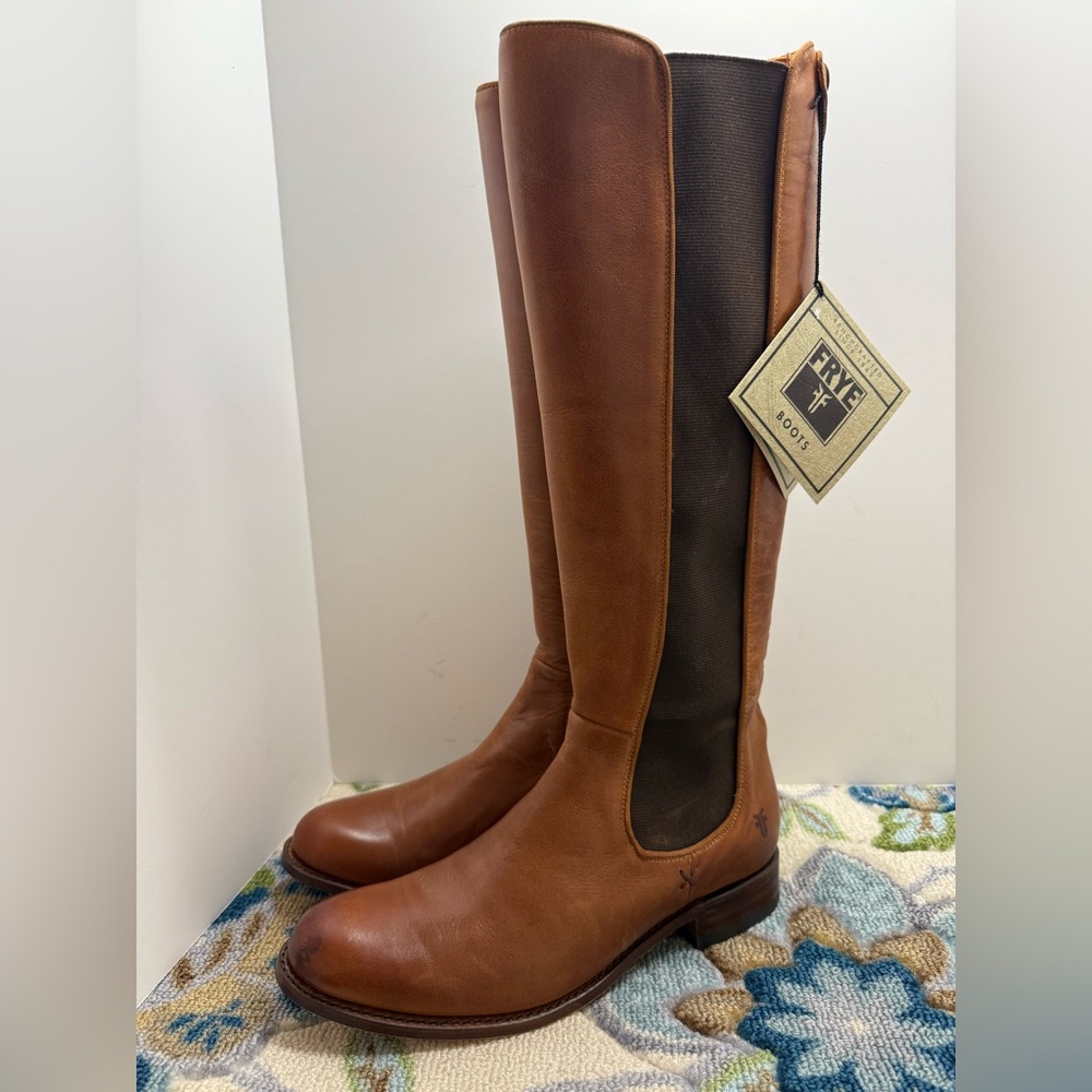 Frye Chelsea Tall Equestrian Riding Pull-on Boots 10 NWT